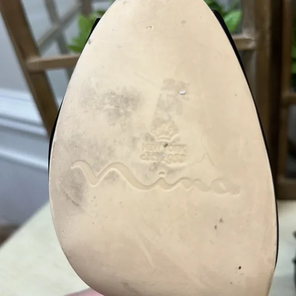 Nina New York Black Satin Heel size 9.5M - Picture 4 of 5